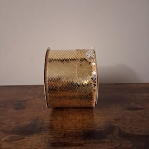 Gold Sequin Ribbon